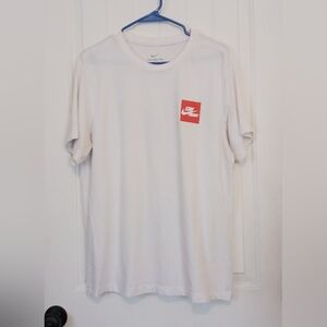 Nike Tee Dri-Fit Stay Freaky White T-shirt With Graphics Front And Back Size L